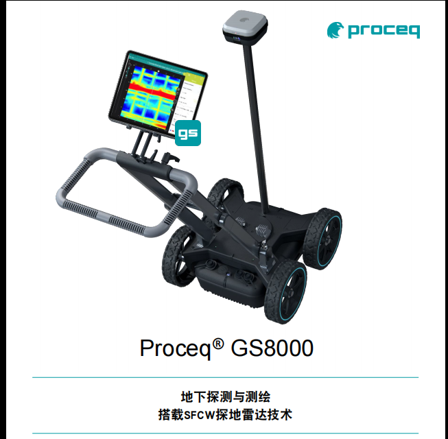 GS8000实时获得地下空间的二维与三维成像