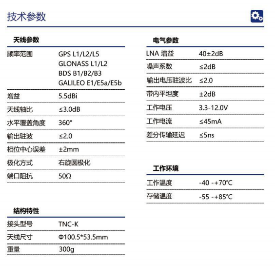 image.png 北天多星多频北斗高精度GNSS卫星导航天线