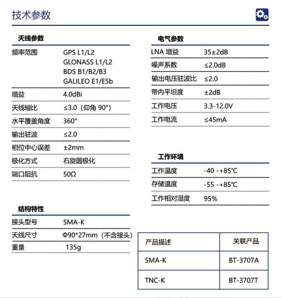 image.png 高增益RTK差分无人船四星全频航空GNSS天线