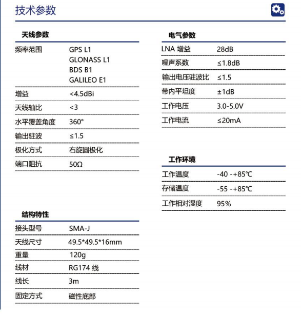 image.png GPS+北斗双模多星单频定位车载导航通用天线